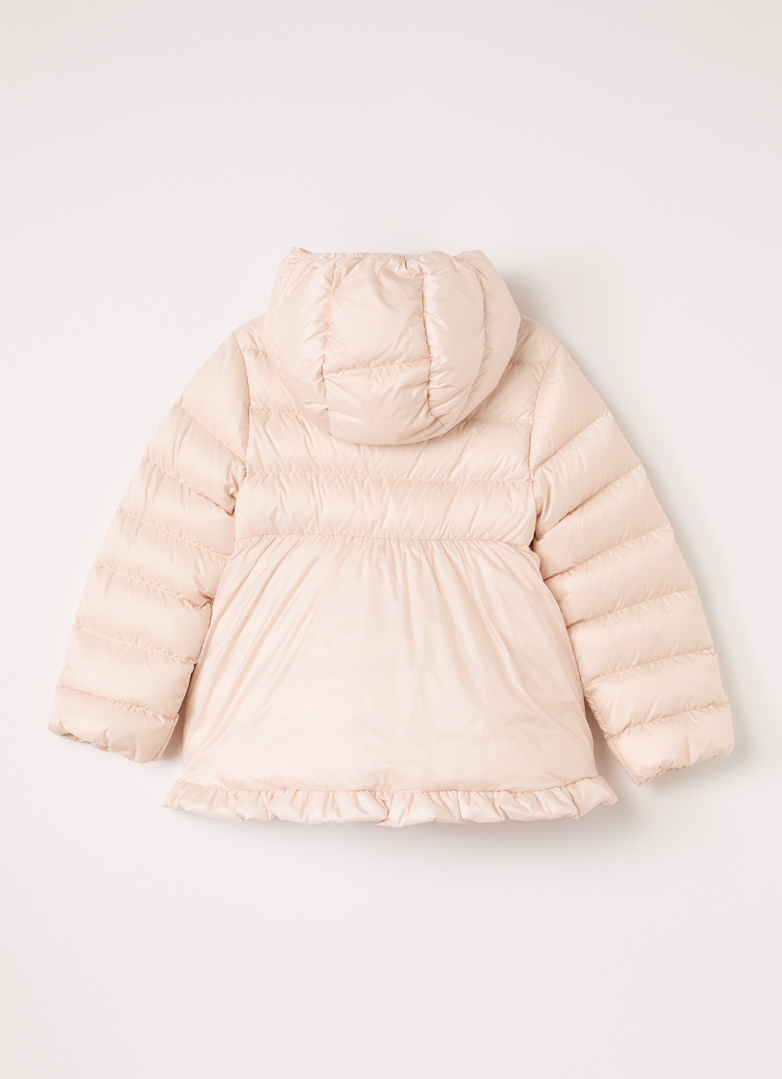 Moncler Odile puffer jack met donsvulling - achterkant 5 zalmroze