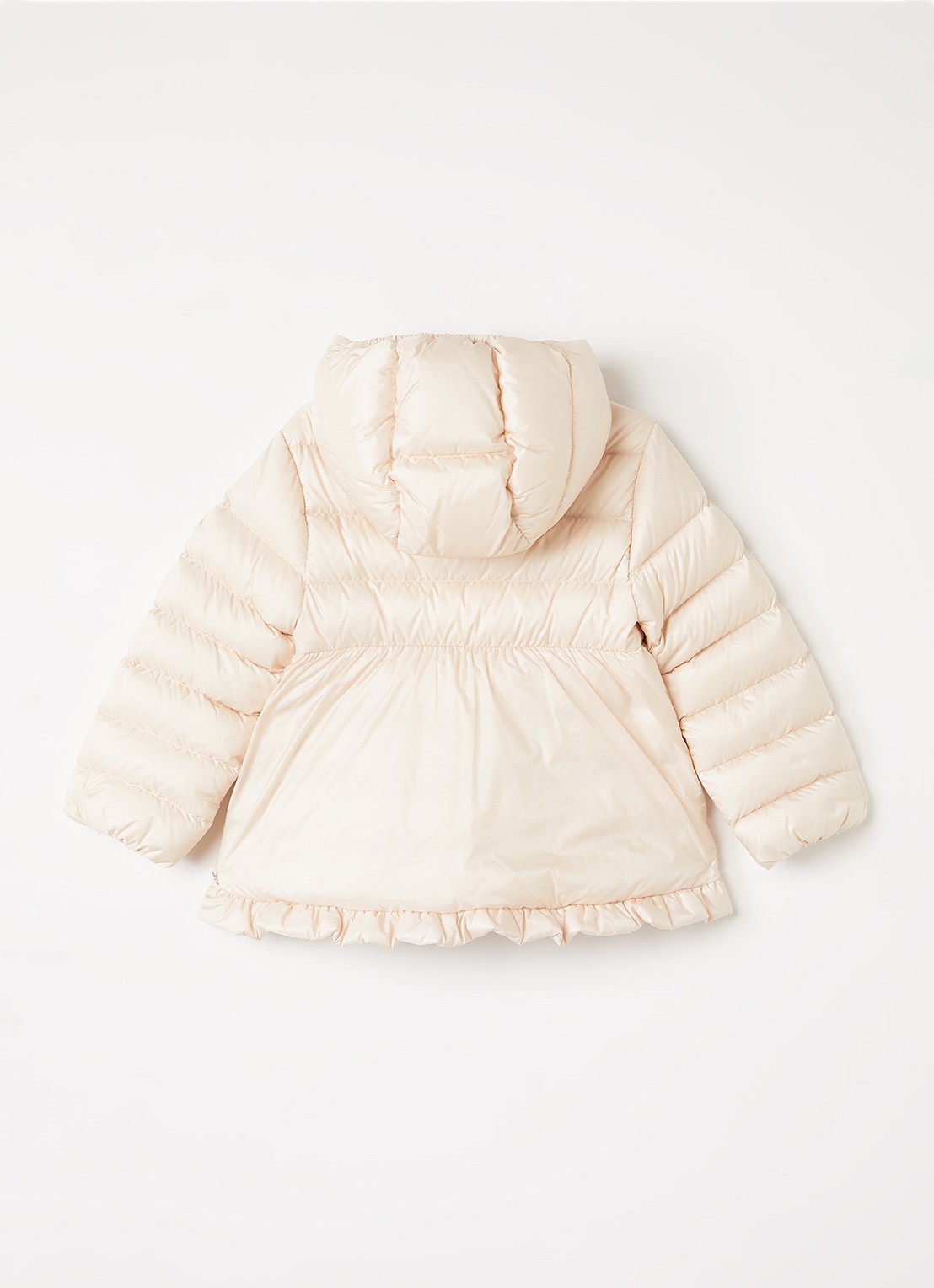Moncler Odile pufferjack met donsvulling - achterkant 2 creme