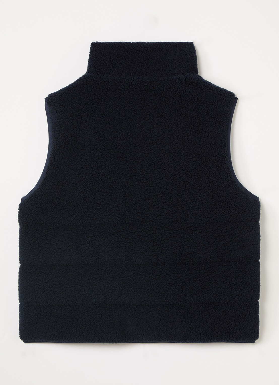 Moncler Orin bodywarmer van teddy - achterkant 3 donkerblauw