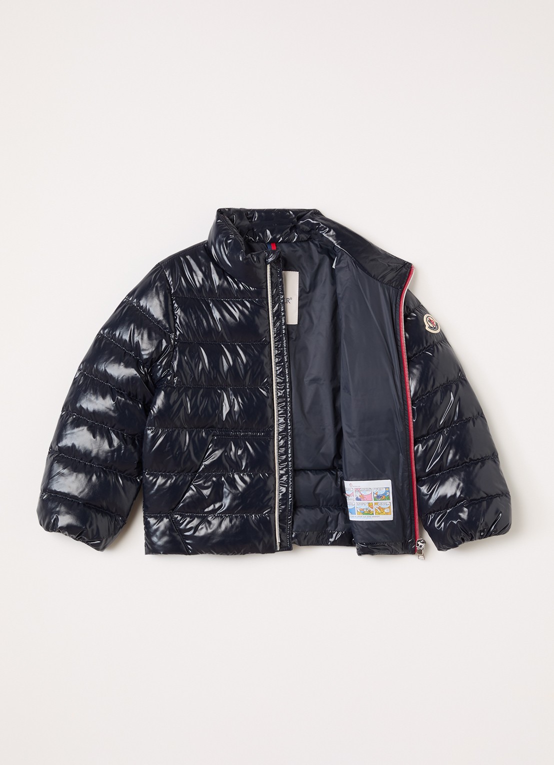 Moncler Othoniel puffer jack met donsvulling - voorkant 2 donkerblauw