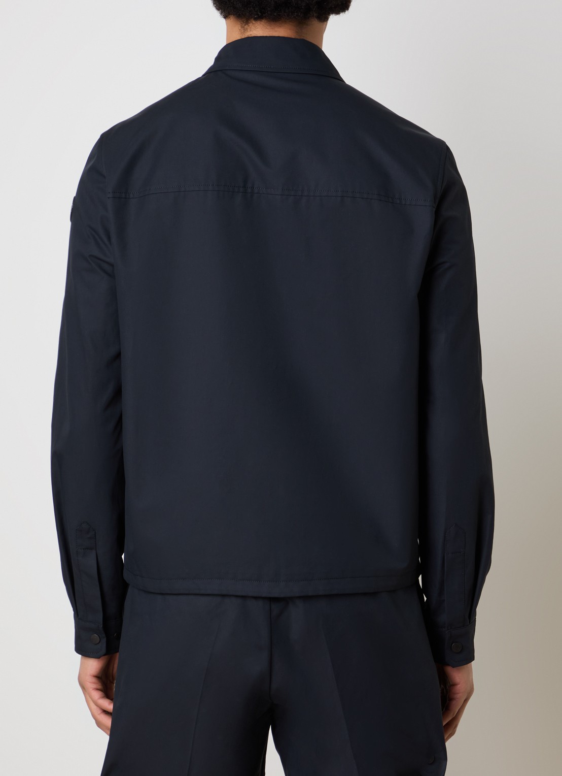 Moncler Overshirt met ritszakken - achterkant 6 donkerblauw