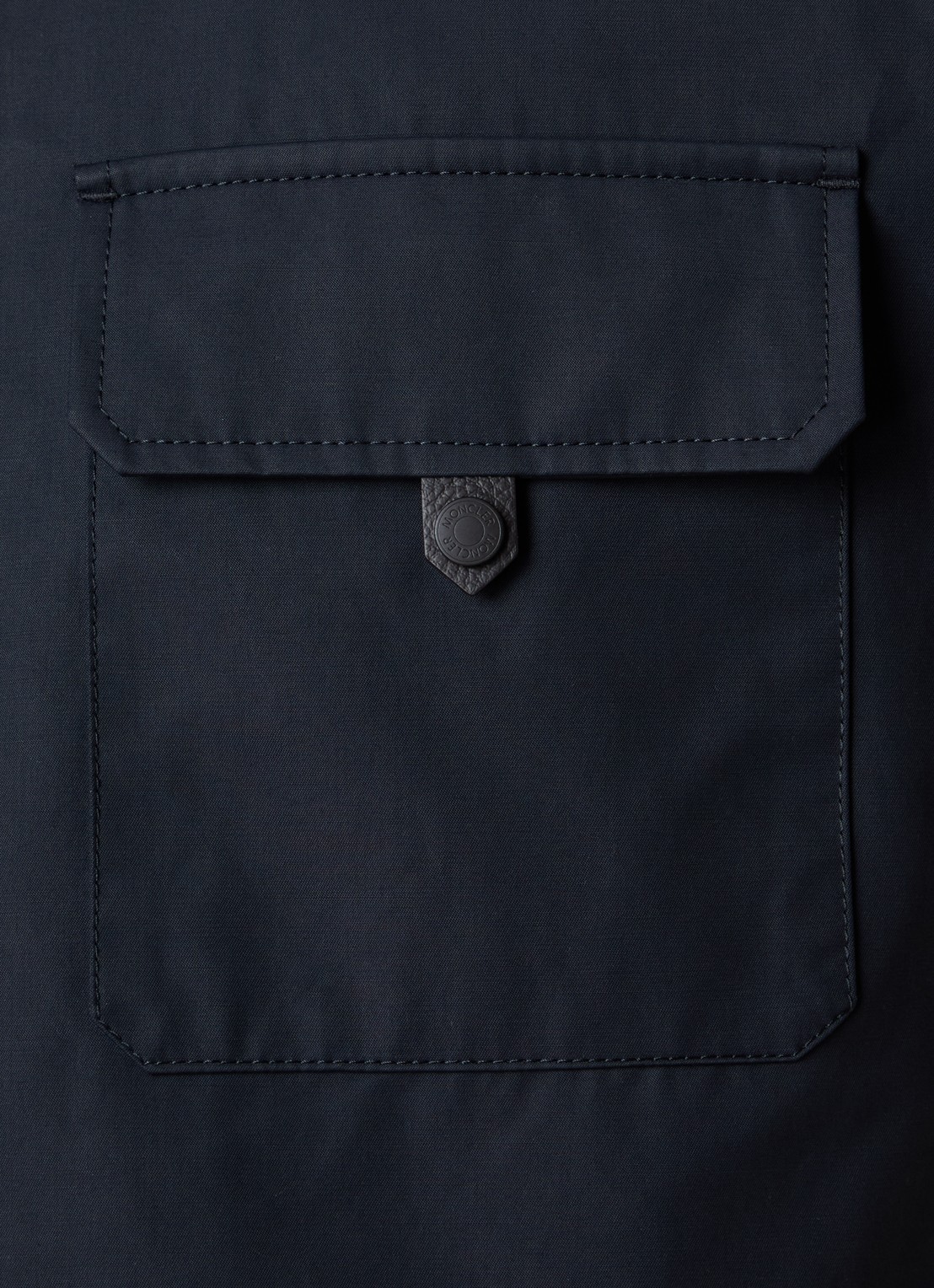 Moncler Overshirt met ritszakken - detail 3 donkerblauw