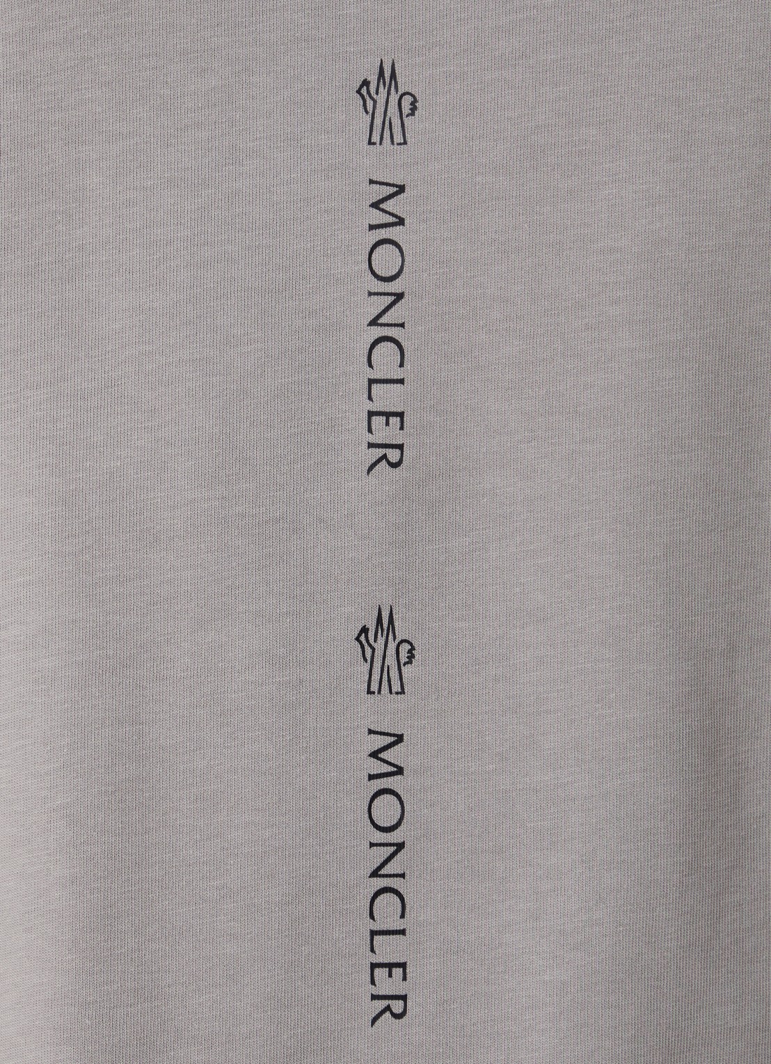 Moncler Oversized T-shirt met backprint - detail 5 middengrijs