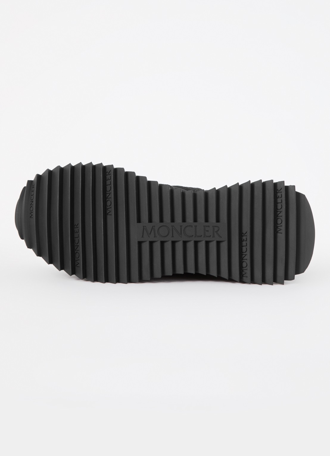 Moncler Pacey sneaker met suéde details - detail 3 zwart
