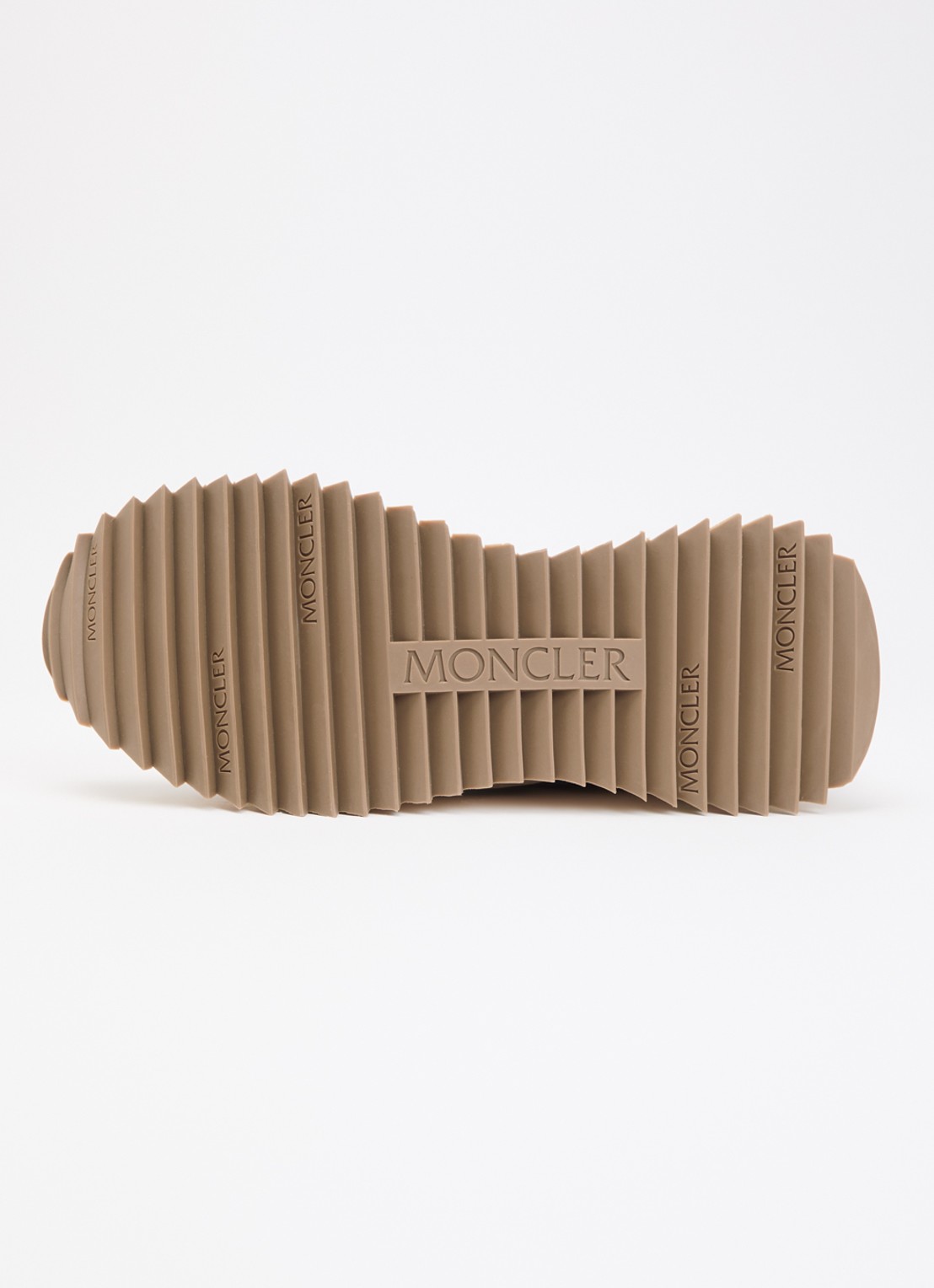 Moncler Pacey2 sneaker met details van nubuck en suède - detail 4 zand