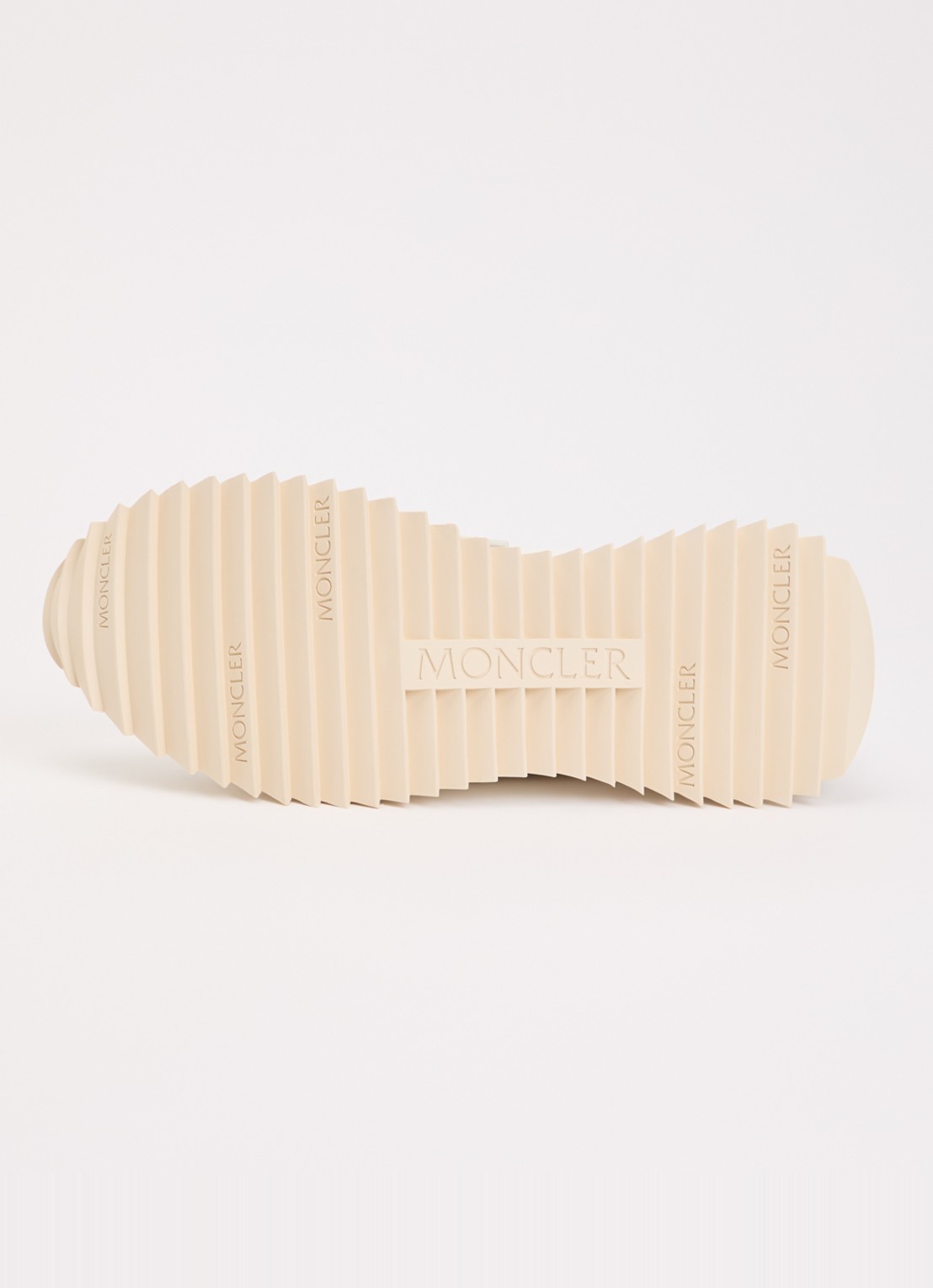 Moncler Pacey2 sneaker met suède details en logo - detail 5 gebroken wit