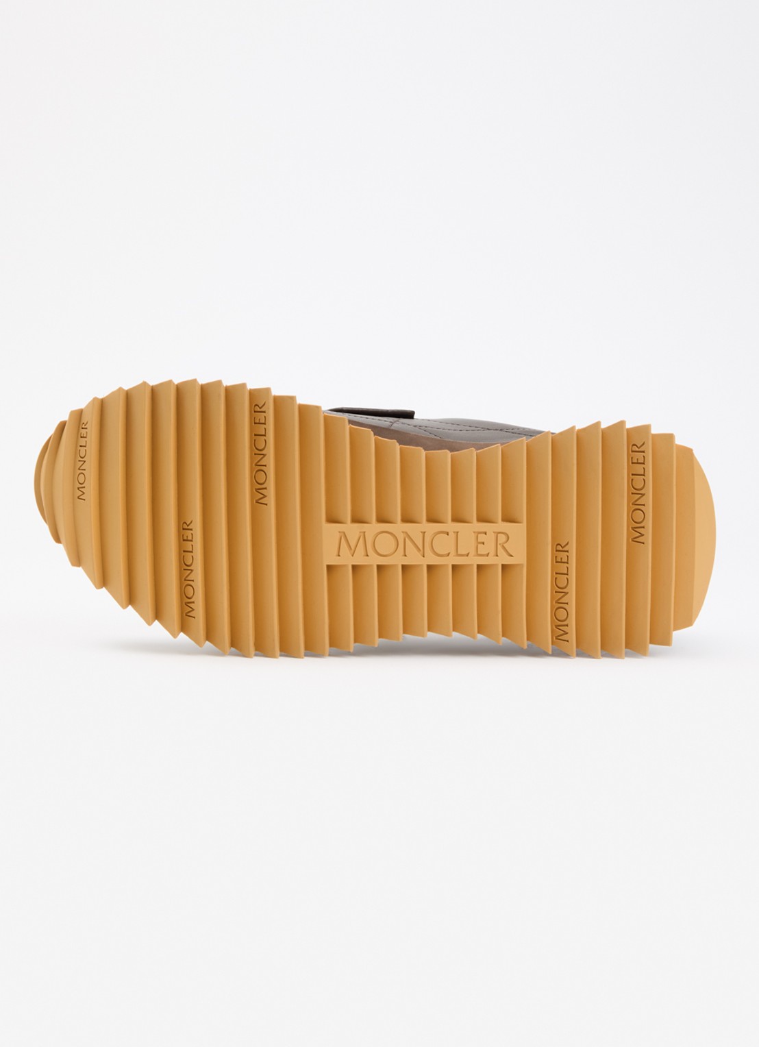 Moncler Pacey2 sneaker van nubuckleer en details van suède - detail 4 bruin