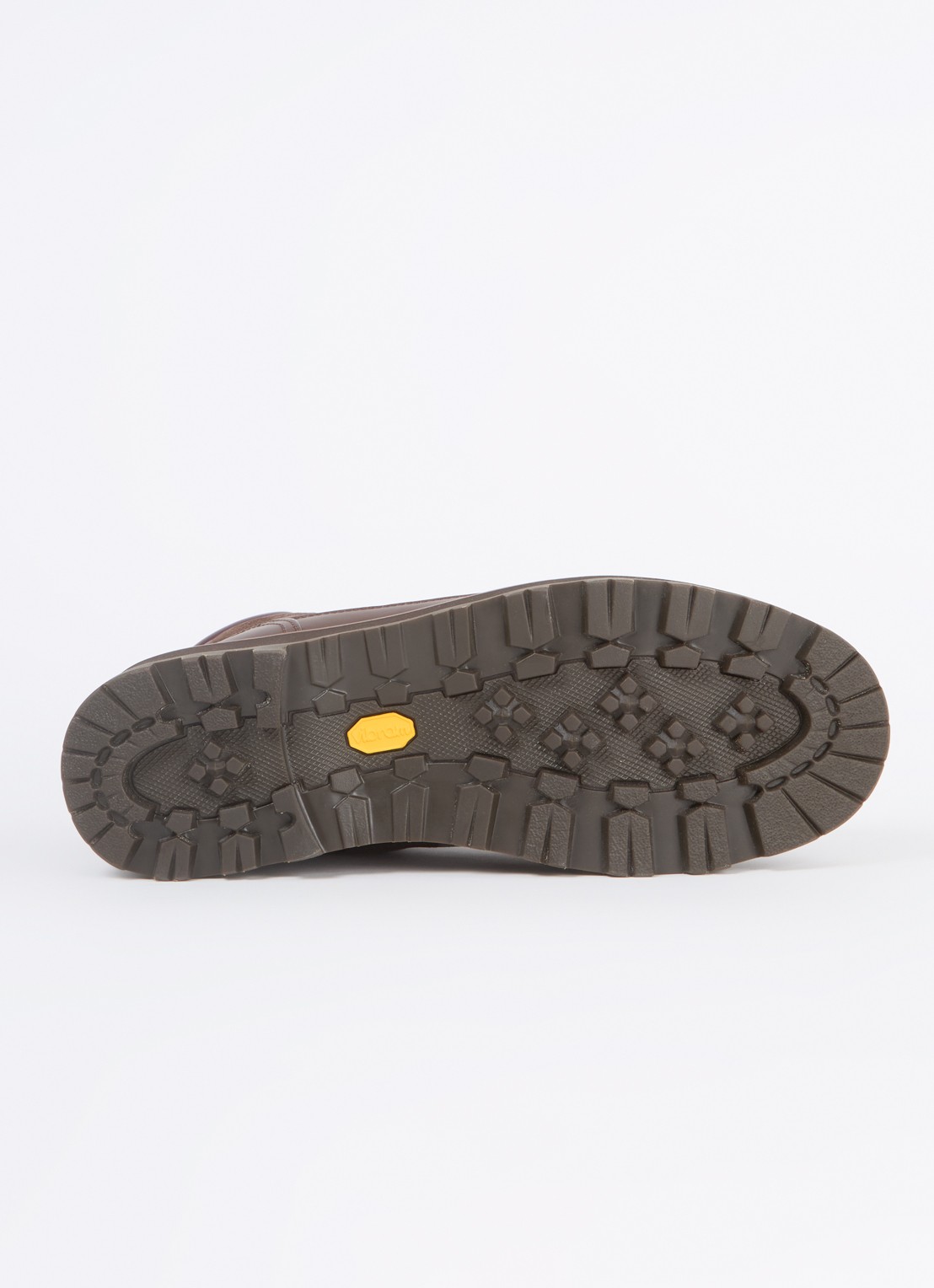Moncler Peka Trek veterboot met kalfsleren details - detail 4 bruin
