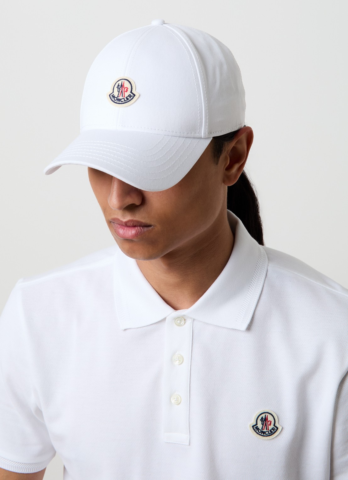 Moncler Pet met logo - voorkant 2 wit