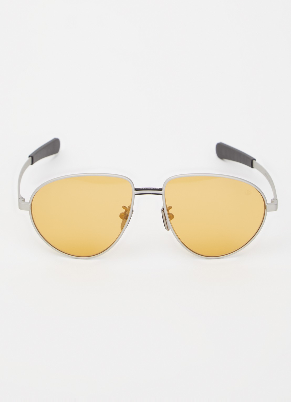 Moncler Piloten zonnebril ME4009  - detail geel