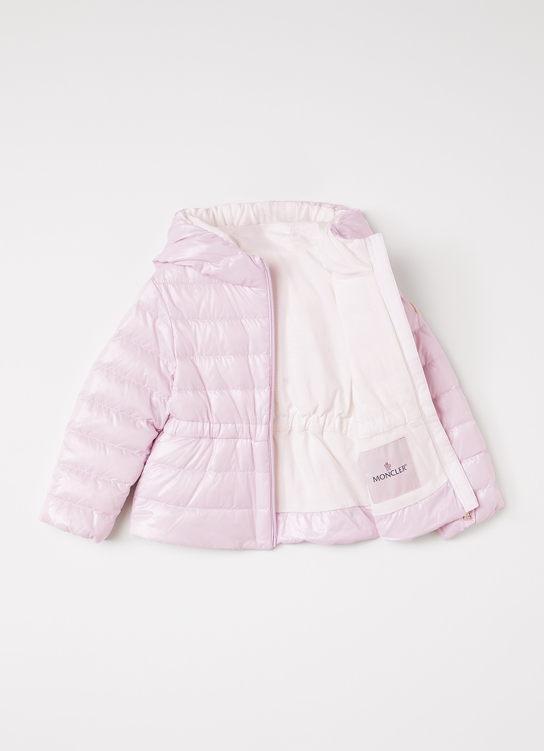 Moncler Pinar gewatteerd jack met donsvulling - voorkant 2 lichtpaars