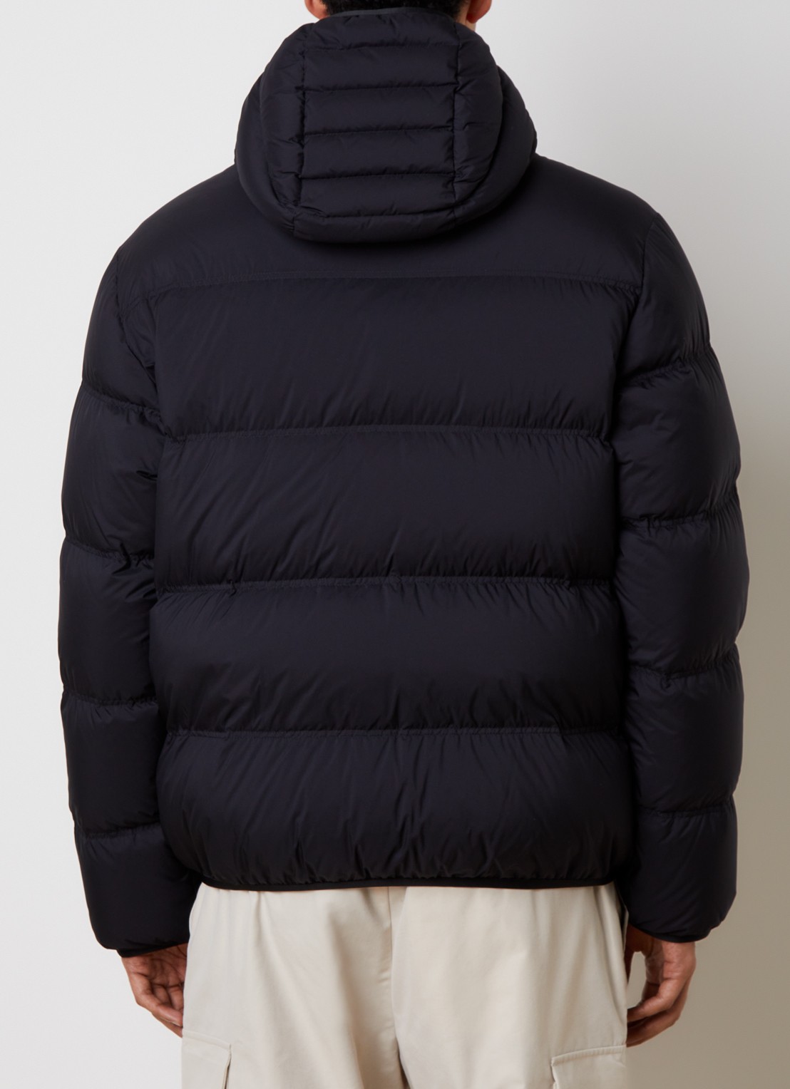 Moncler Poitevin puffer jack met donsvulling - achterkant 5 zwart