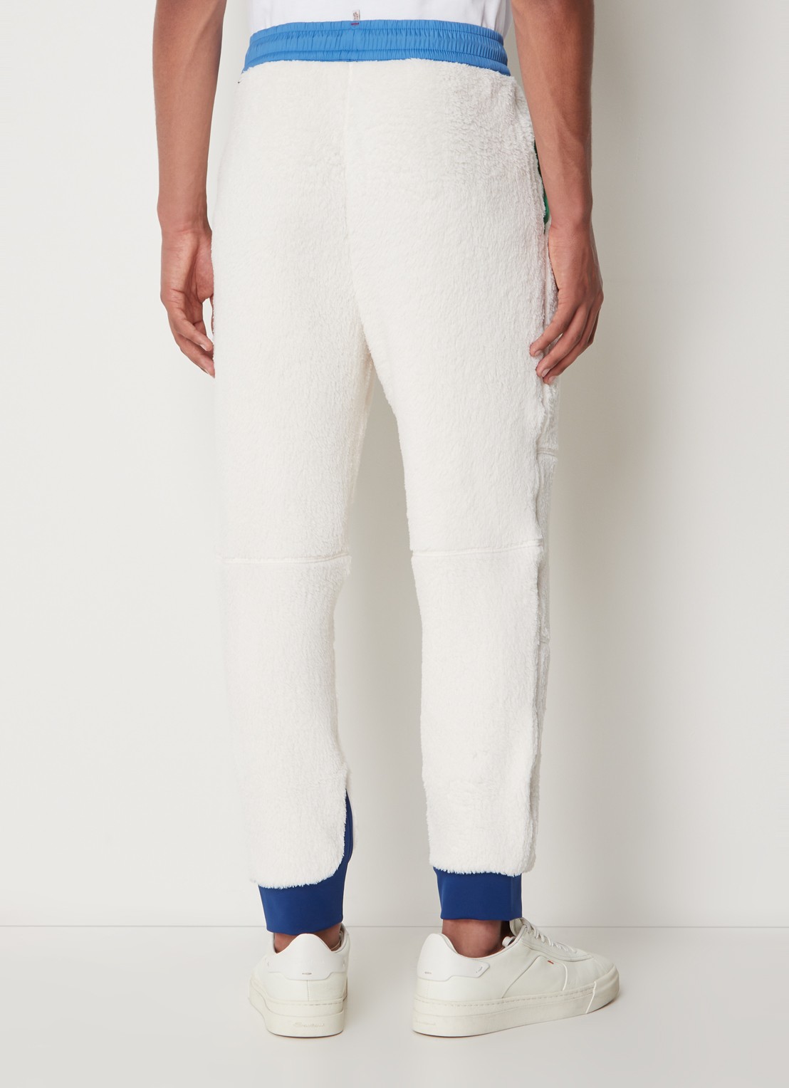 Moncler Polartec tapered fit joggingbroek van fleece - achterkant wit