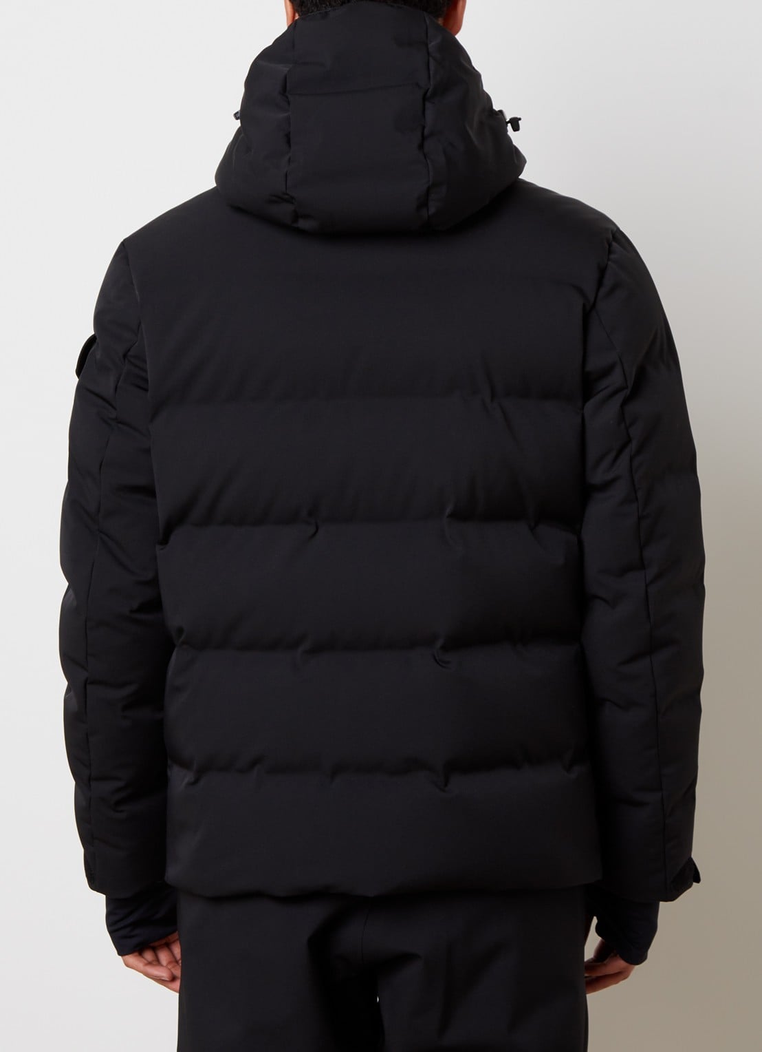 Moncler Puffer jack met steekzakken - achterkant zwart