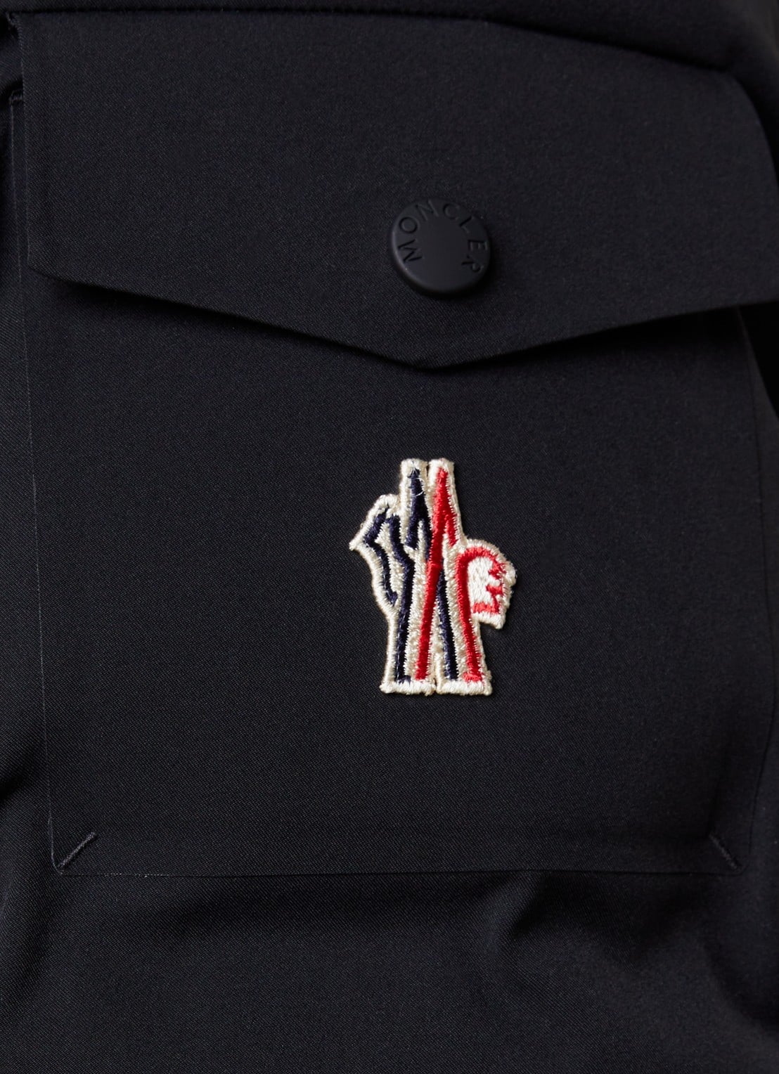 Moncler Puffer jack met steekzakken - detail 5 zwart