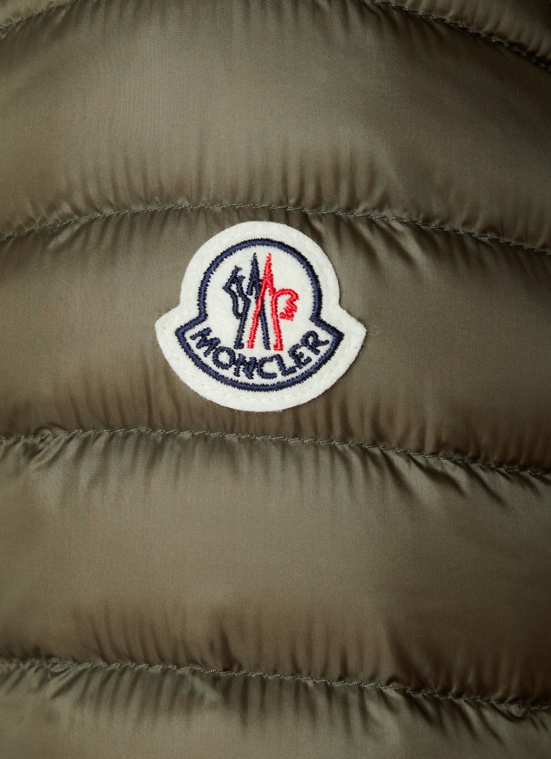 Moncler Raie puffer jack met donsvulling en steekzakken - detail 4 donkergroen