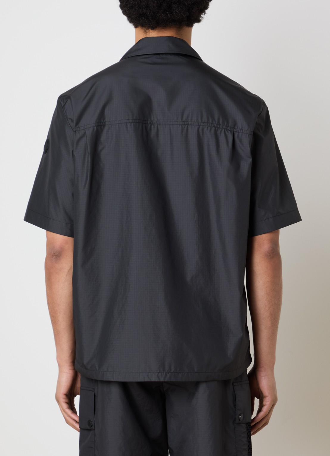 Moncler Regular fit overhemd met borstzak en logo - achterkant zwart