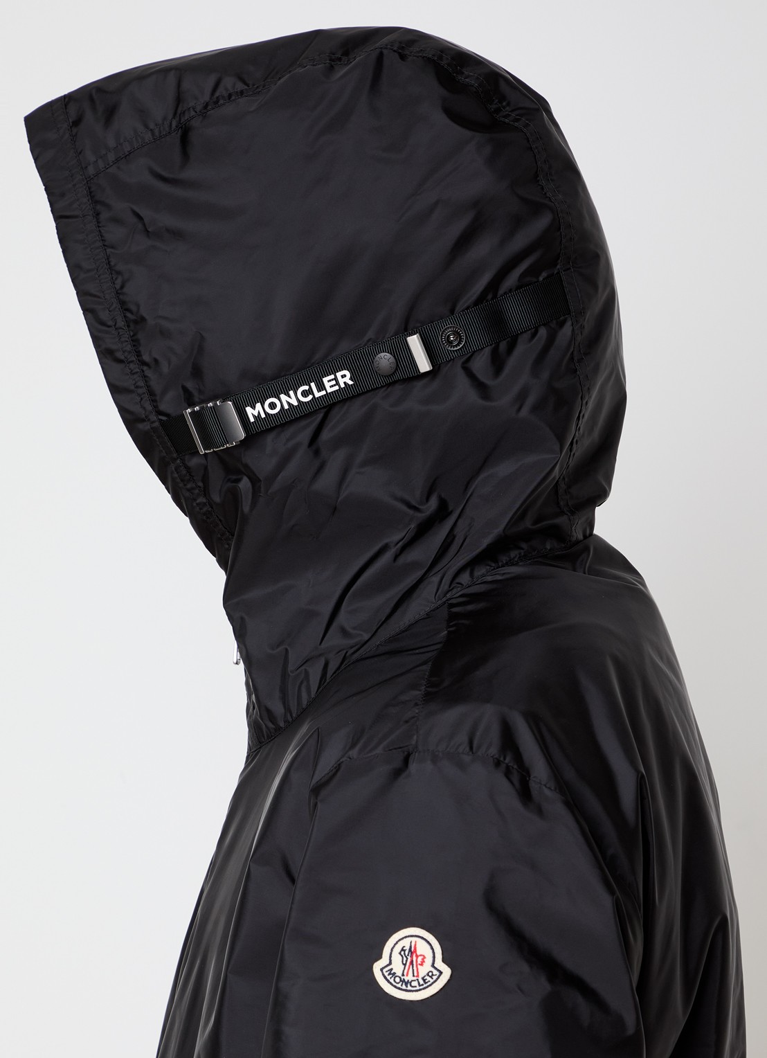 Moncler Remoray windjack met capuchon en steekzakken - detail 5 zwart