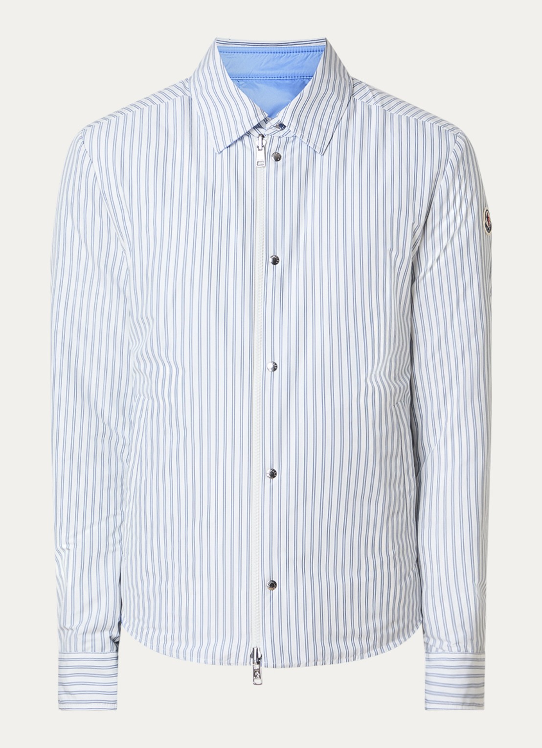 Moncler Reversible gewatteerd jack met donsvulling en steekzakken - voorkant wit
