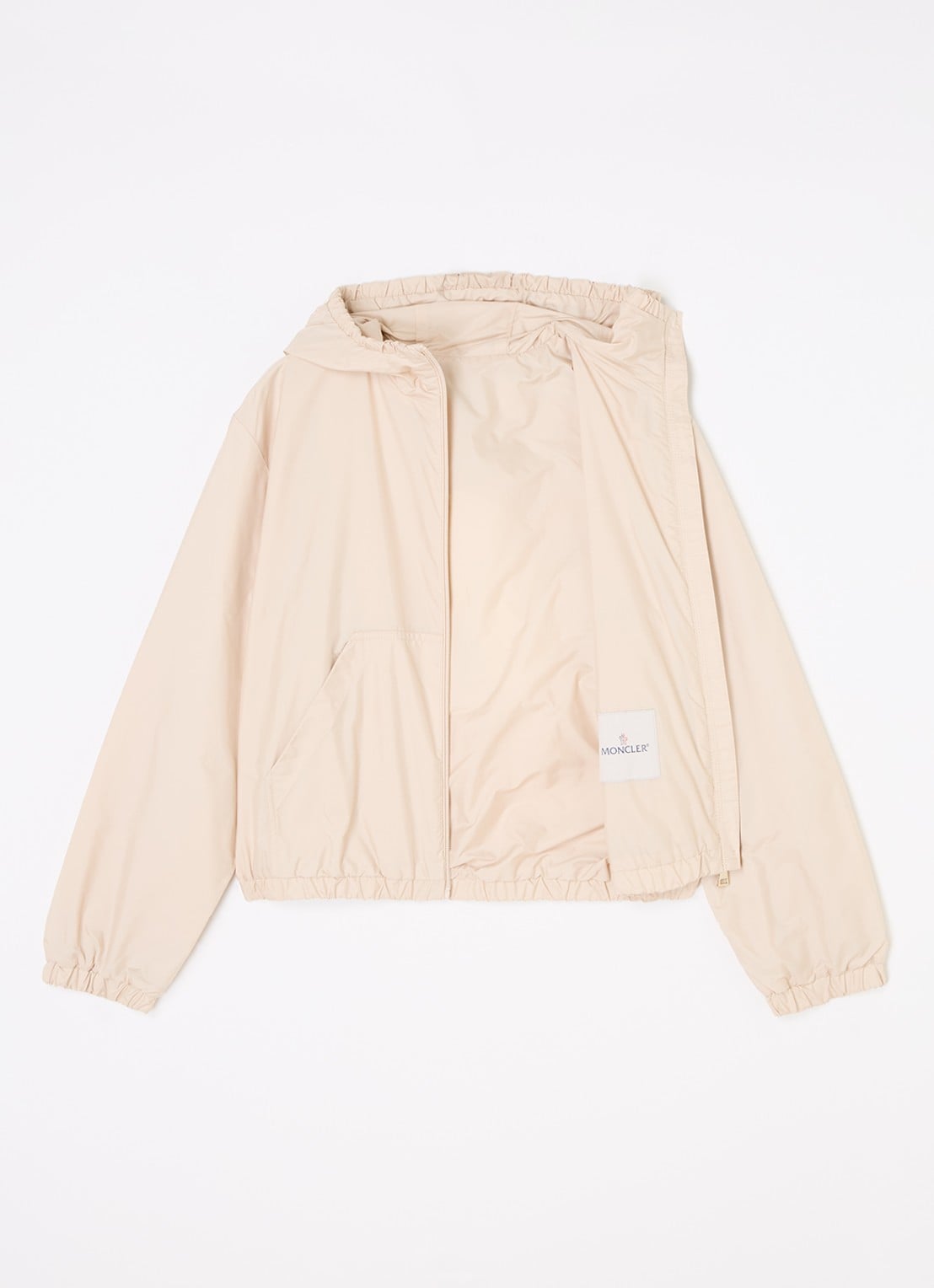 Moncler Saria jack met backprint - voorkant 2 beige