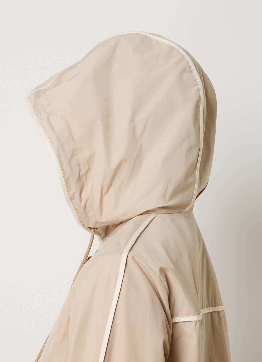 Moncler Sarracenia windjack met capuchon en steekzakken - detail 5 beige