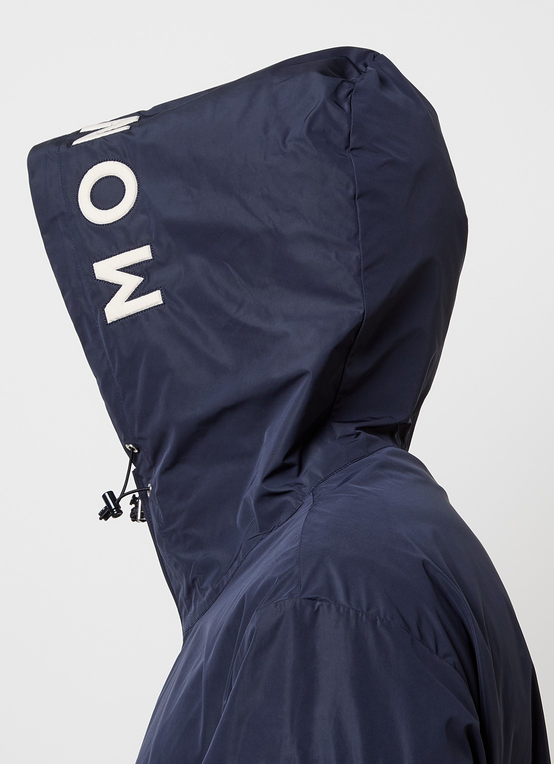 Moncler Sassiere windjack met capuchon en steekzakken - detail 6 donkerblauw