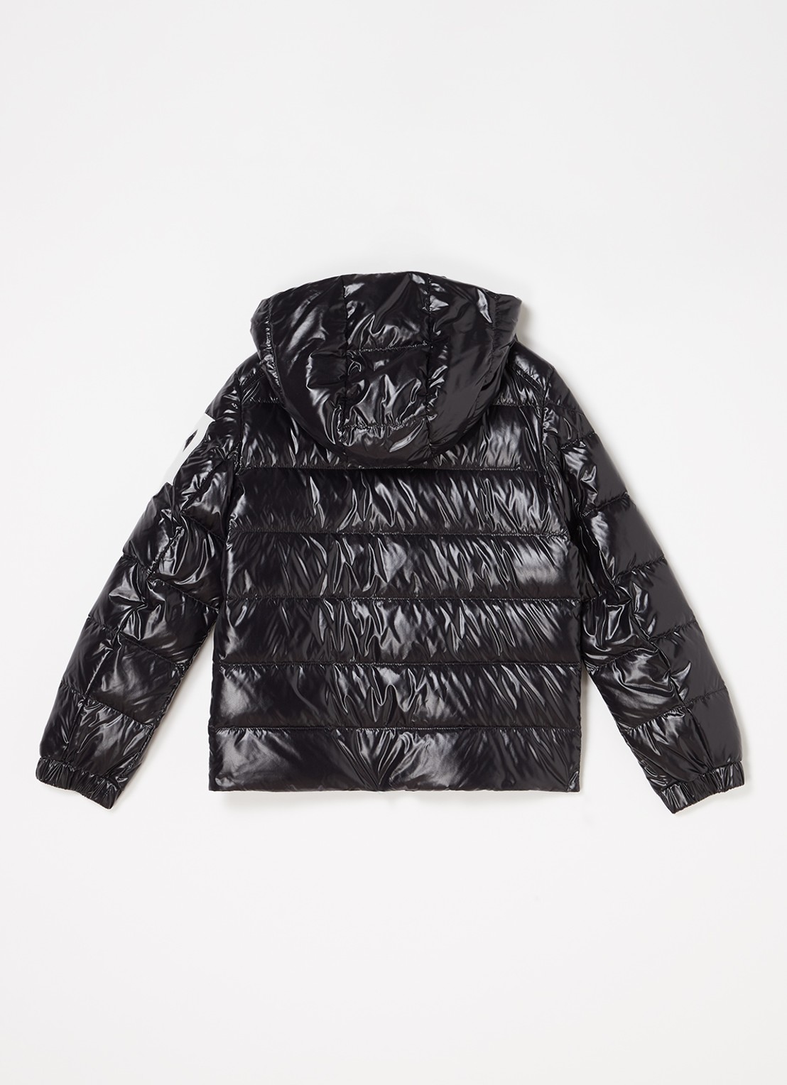 Moncler Saulx gewatteerd jack met donsvulling  - achterkant zwart