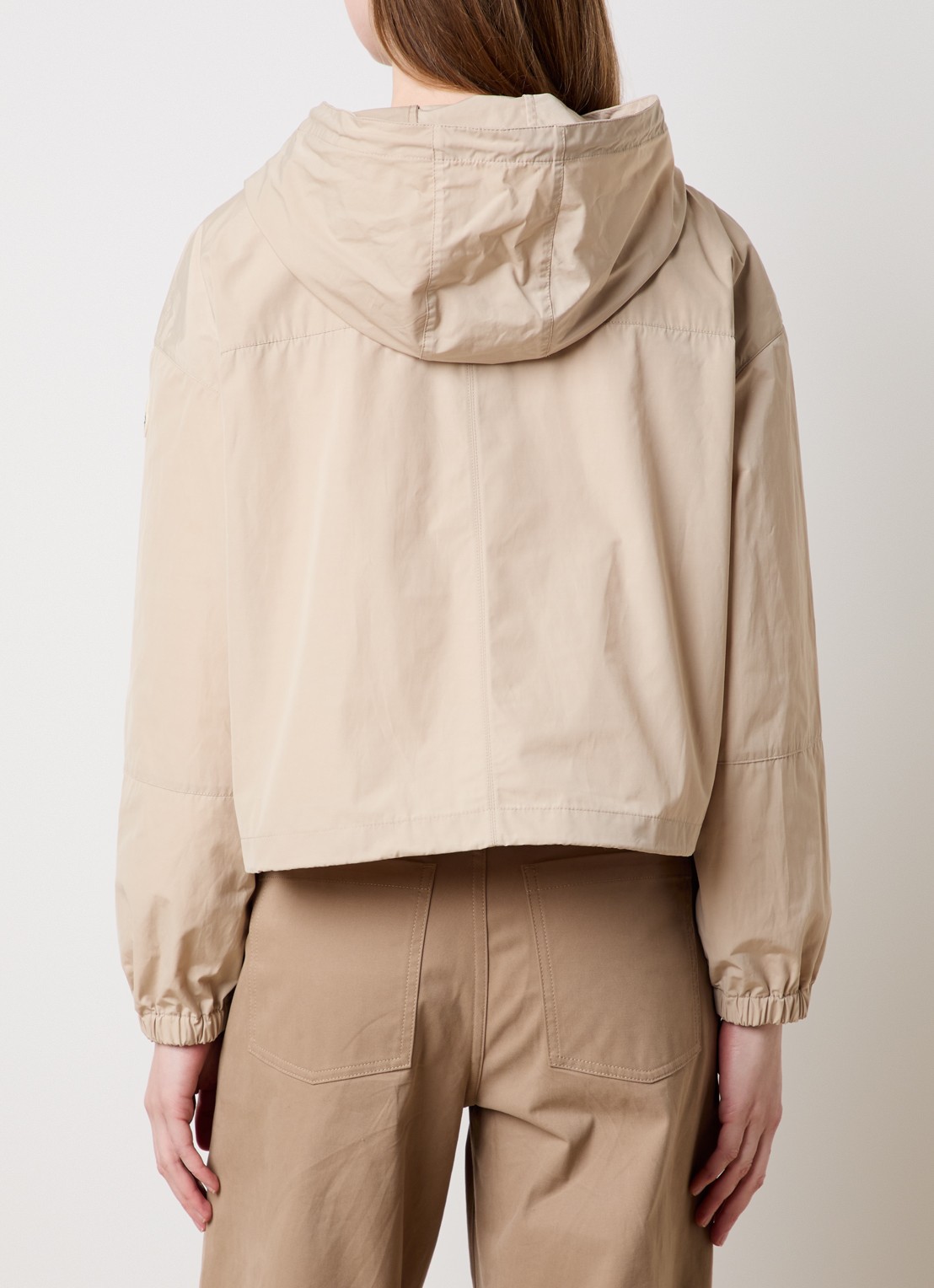 Moncler Sauvan jack met opgestikte zakken - achterkant 6 beige