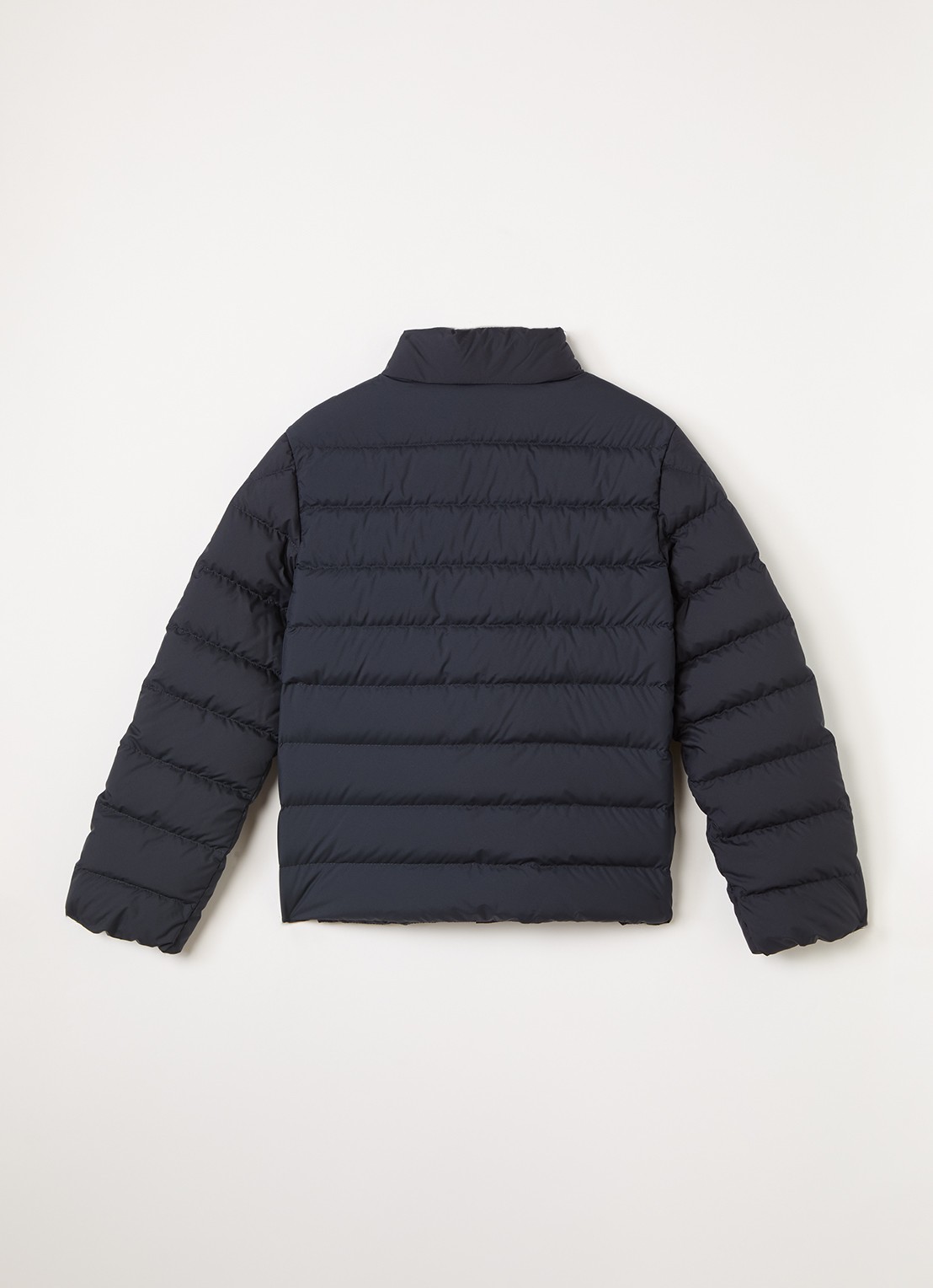 Moncler Serapio puffer jack met donsvulling - achterkant 3 donkerblauw