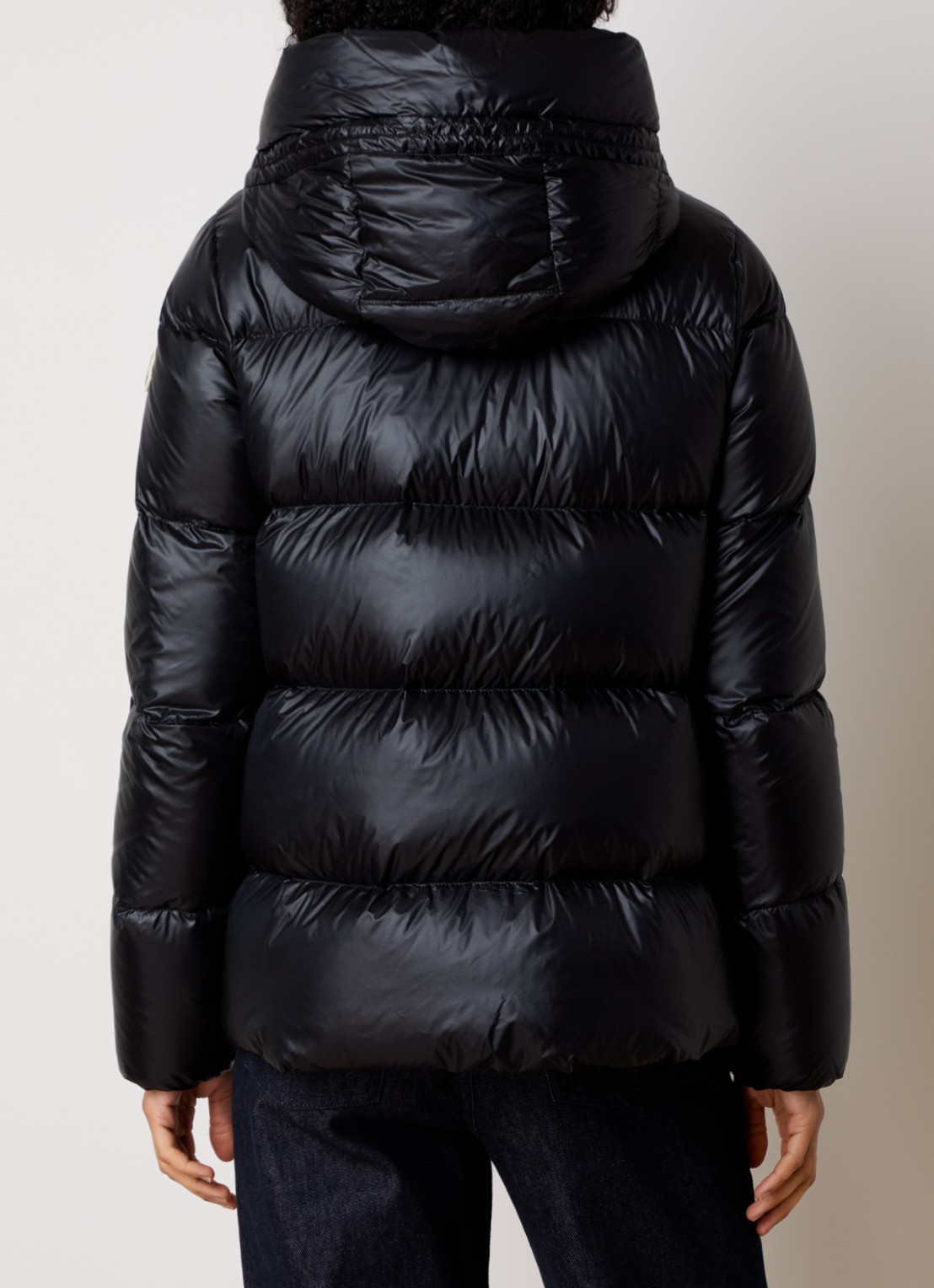 Moncler Serittes gewatteerd jack met donsvulling - achterkant zwart