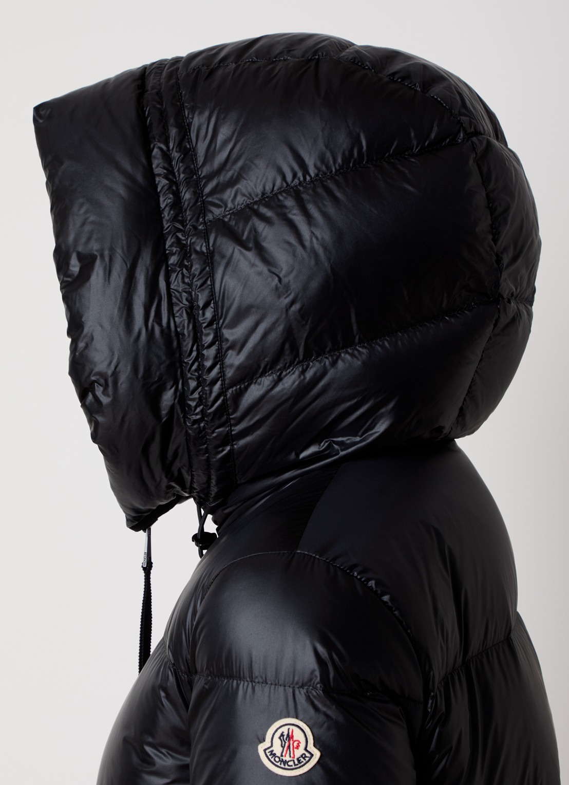 Moncler Serittes gewatteerd jack met donsvulling - detail 5 zwart