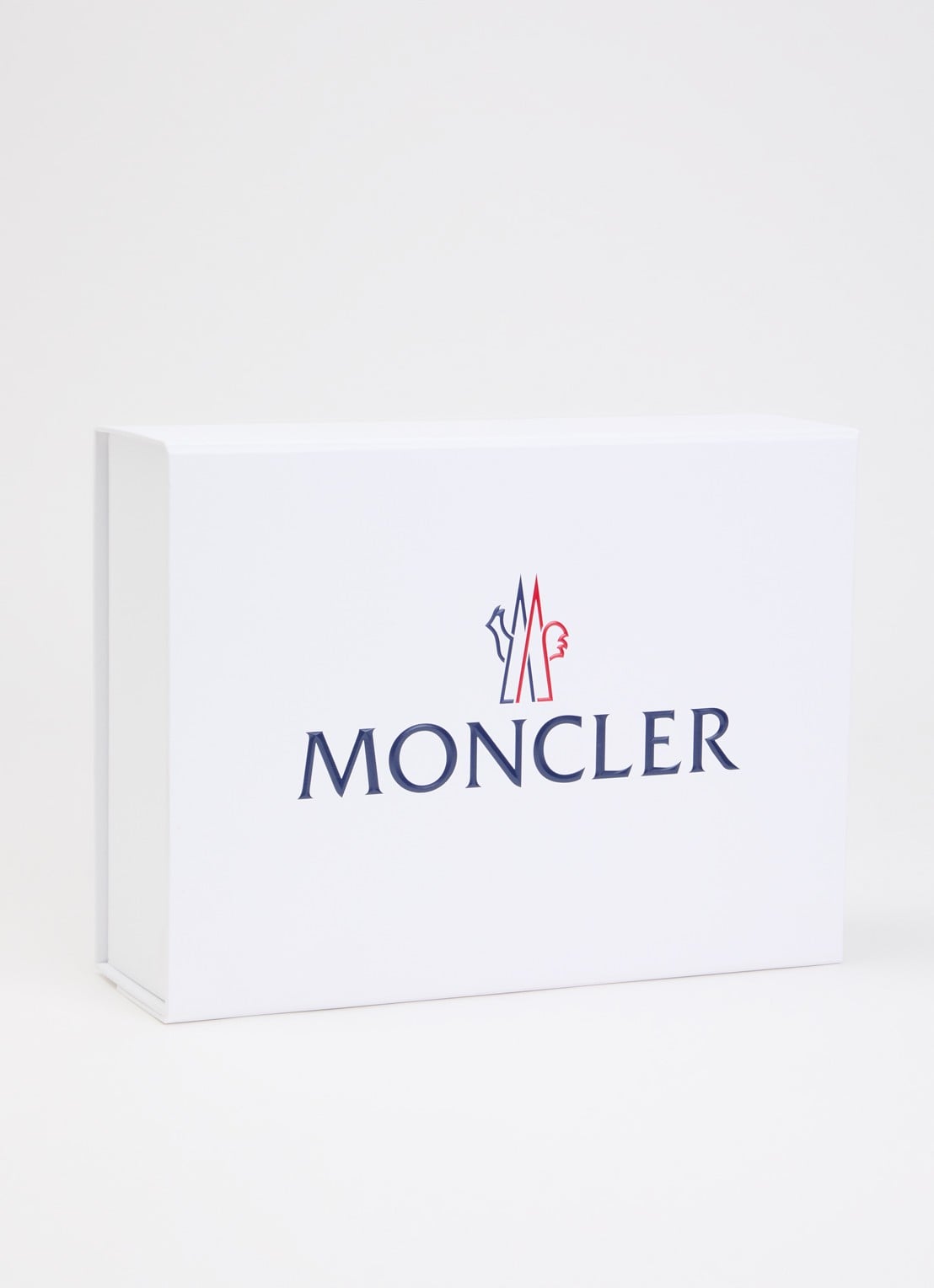 Moncler Set van romper met muts en slab in giftbox 3-delig - detail 3 wit