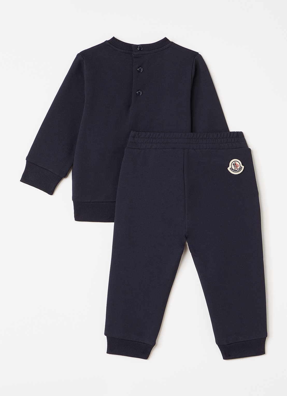 Moncler Set van sweater met joggingbroek 2-delig - voorkant 2 donkerblauw
