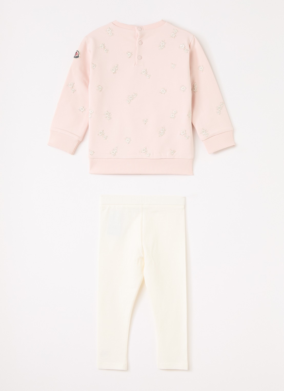 Moncler Set van sweater met legging 2-delig - voorkant 2 roze