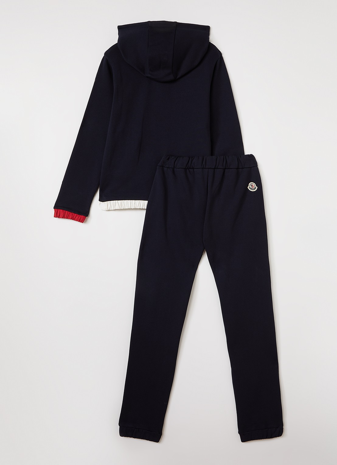 Moncler Set van sweatvest met joggingbroek 2-delig - voorkant 2 donkerblauw