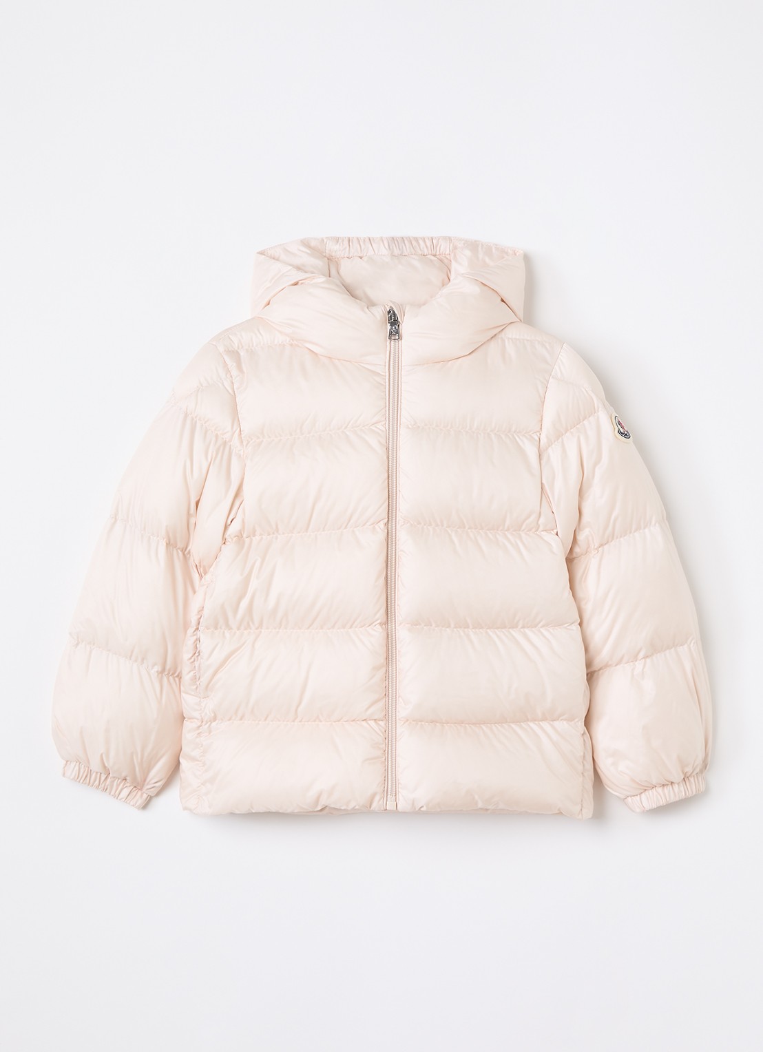 Moncler Sharon puffer jack met donsvulling - voorkant 2 roze