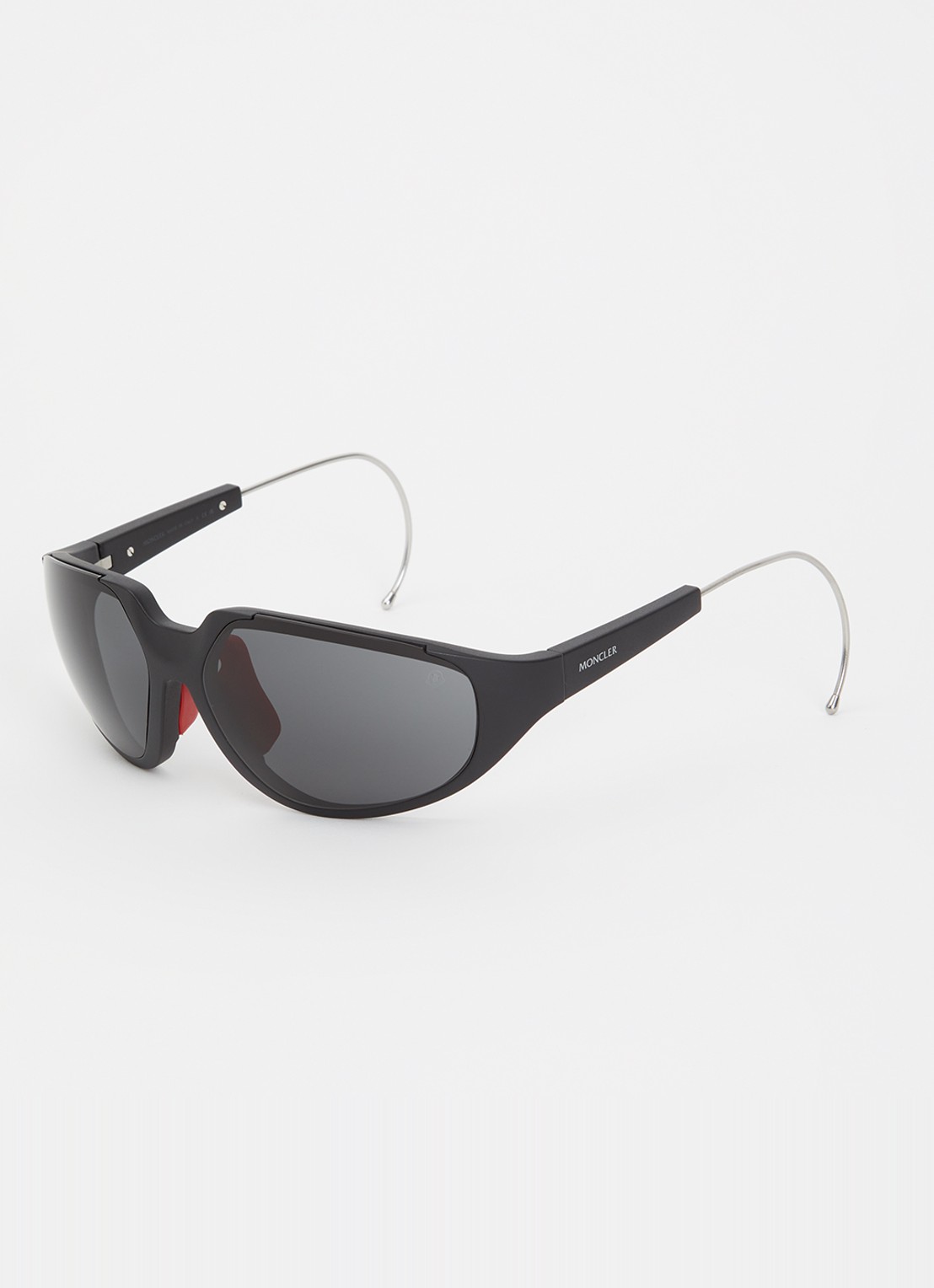 Moncler Shield zonnebril ME8008  - voorkant zwart