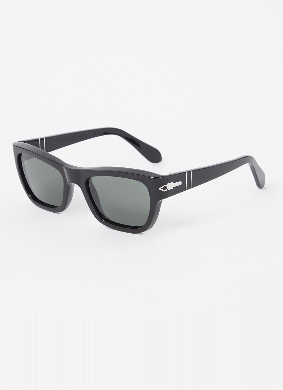 Moncler Slicka zonnebril ME8002 - voorkant zwart