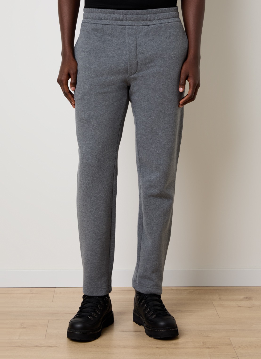 Moncler Slim fit joggingbroek met steekzakken - detail 4 donkergrijs