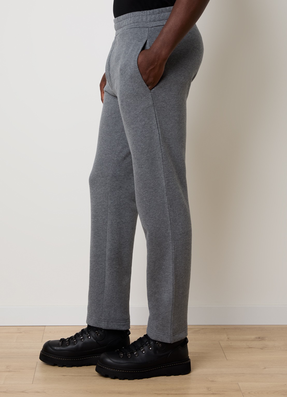Moncler Slim fit joggingbroek met steekzakken - detail 5 donkergrijs