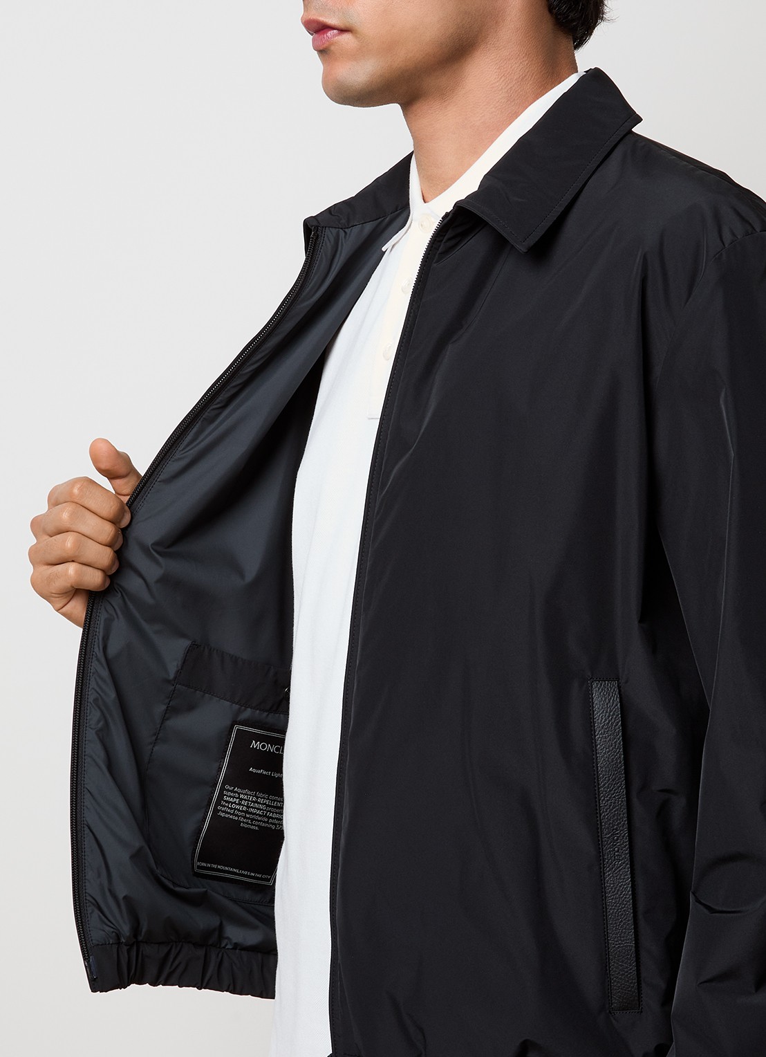 Moncler Socot jack met ritszakken - detail 5 zwart
