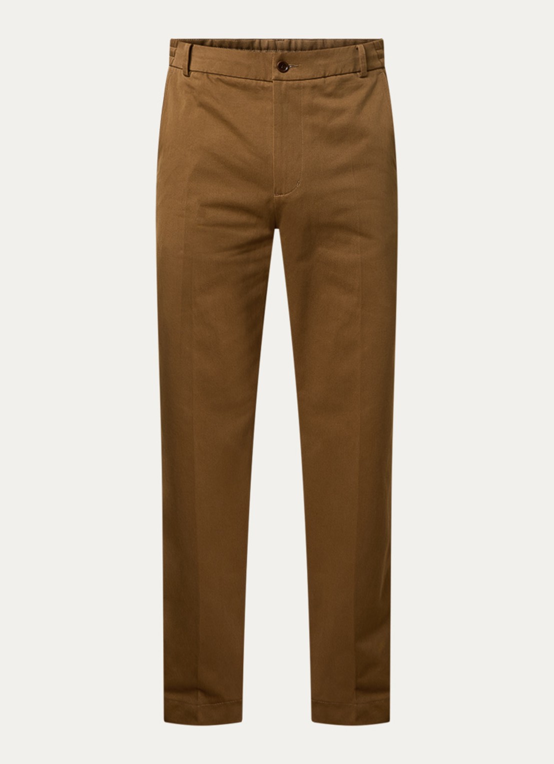 Moncler Straight fit chino met steekzakken - voorkant 5 camel