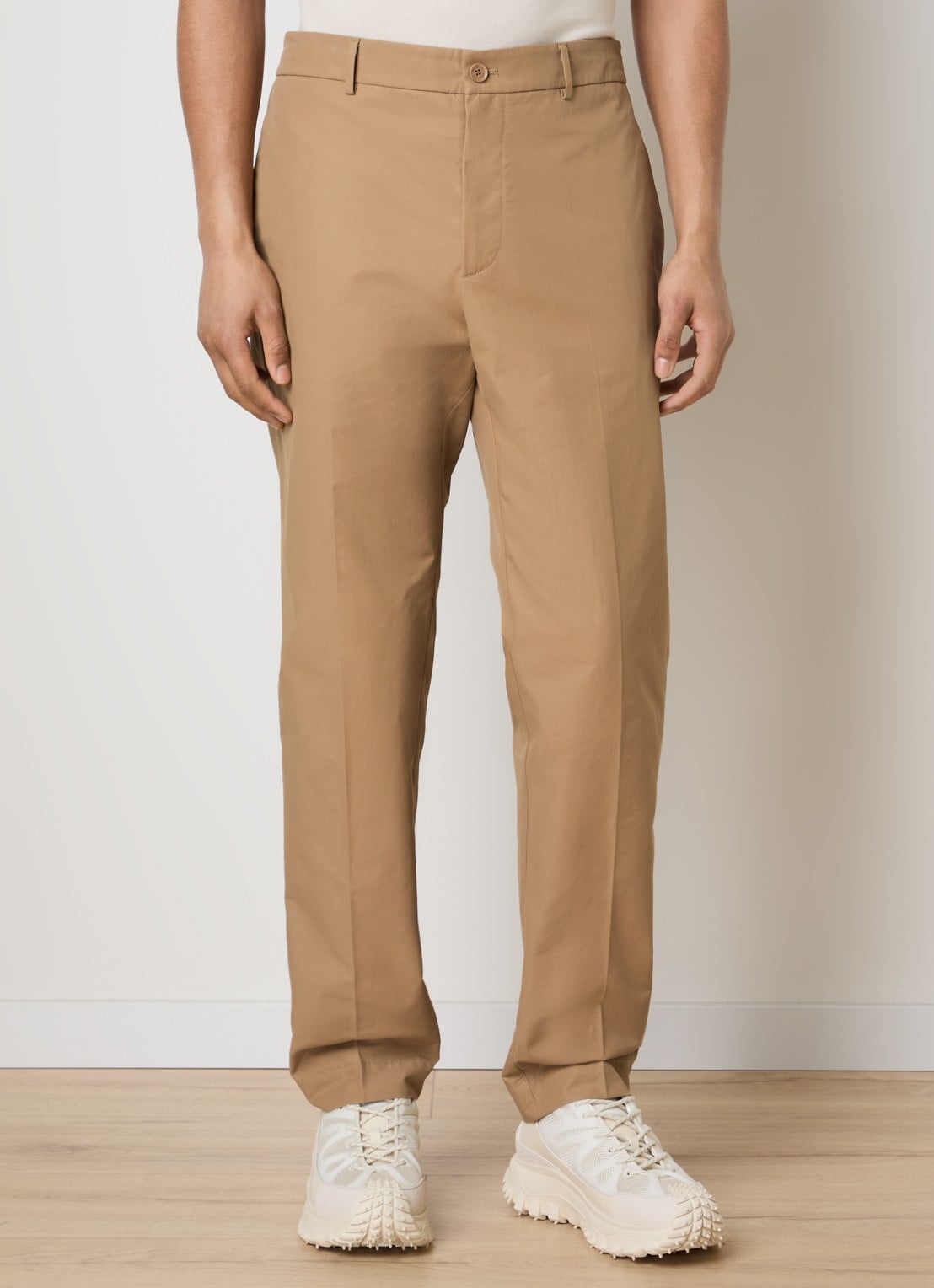 Moncler Straight fit chino met steekzakken - detail 3 camel