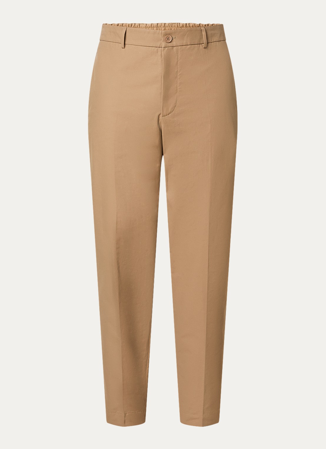 Moncler Straight fit chino met steekzakken - voorkant camel