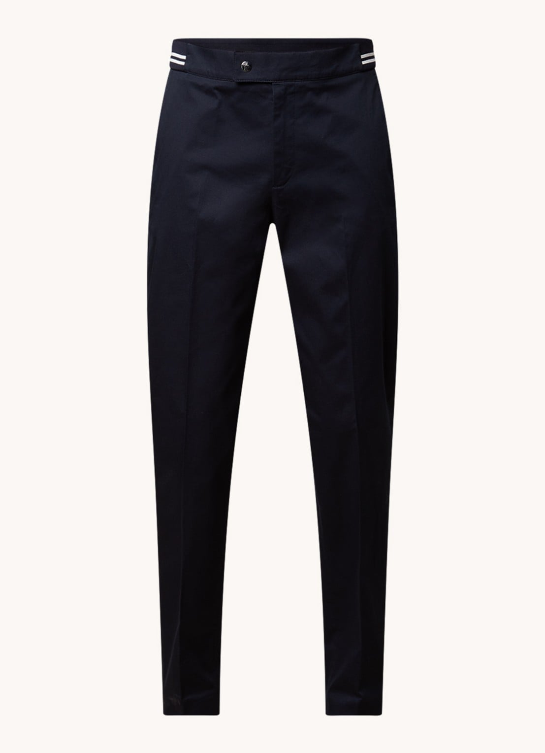 Moncler Straight fit pantalon met steekzakken - voorkant 2 donkerblauw
