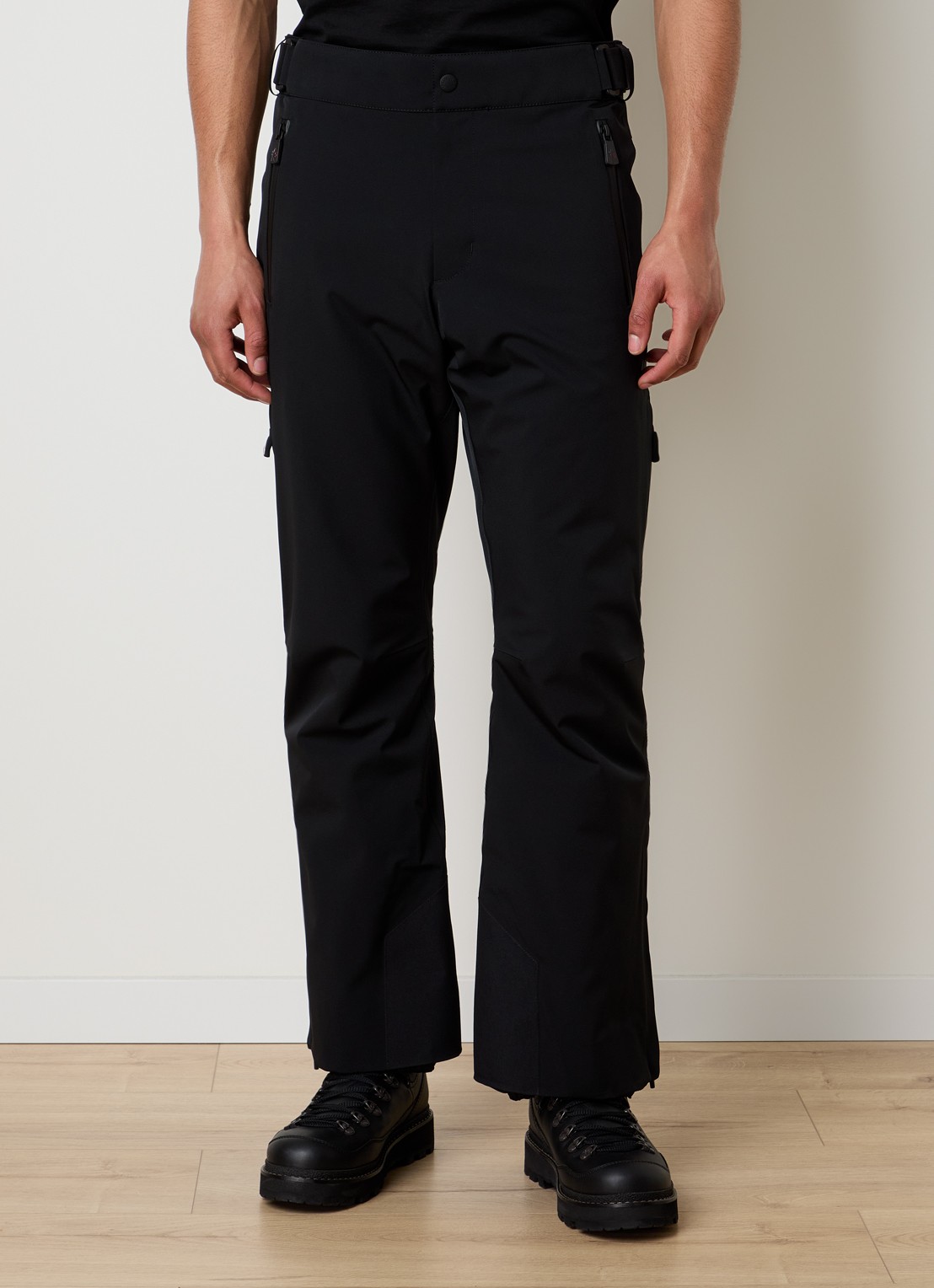Moncler Straight fit skibroek met ritszakken - detail 6 zwart
