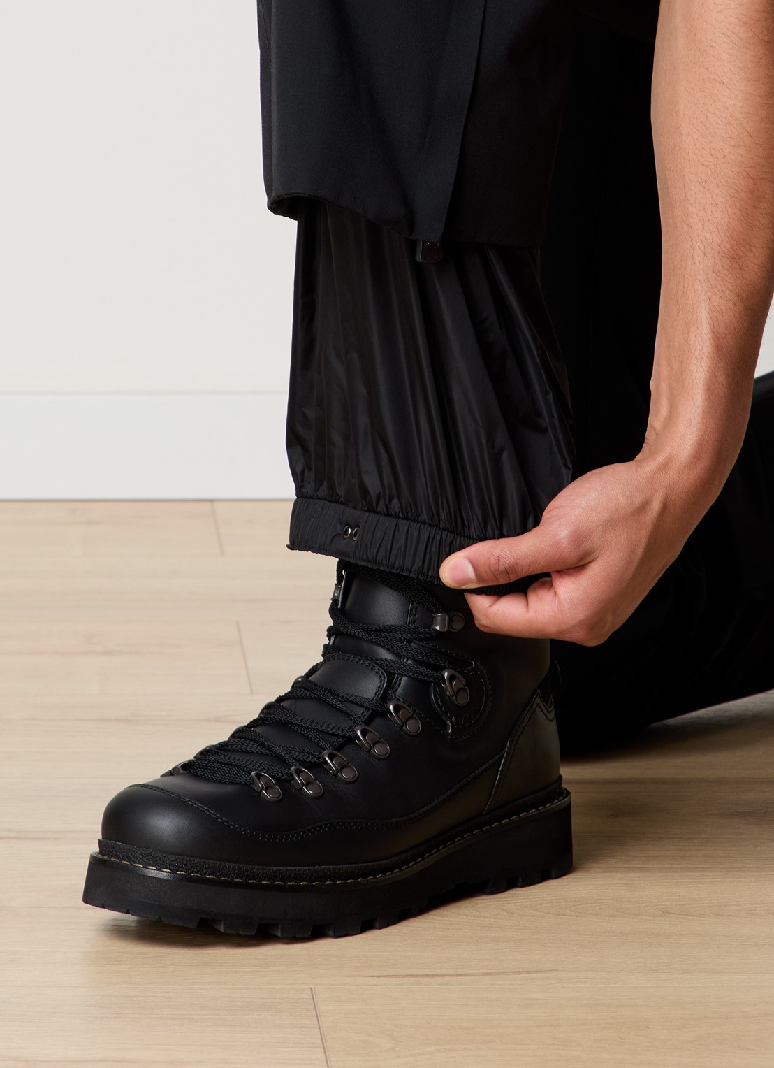 Moncler Straight fit skibroek met ritszakken - detail 8 zwart
