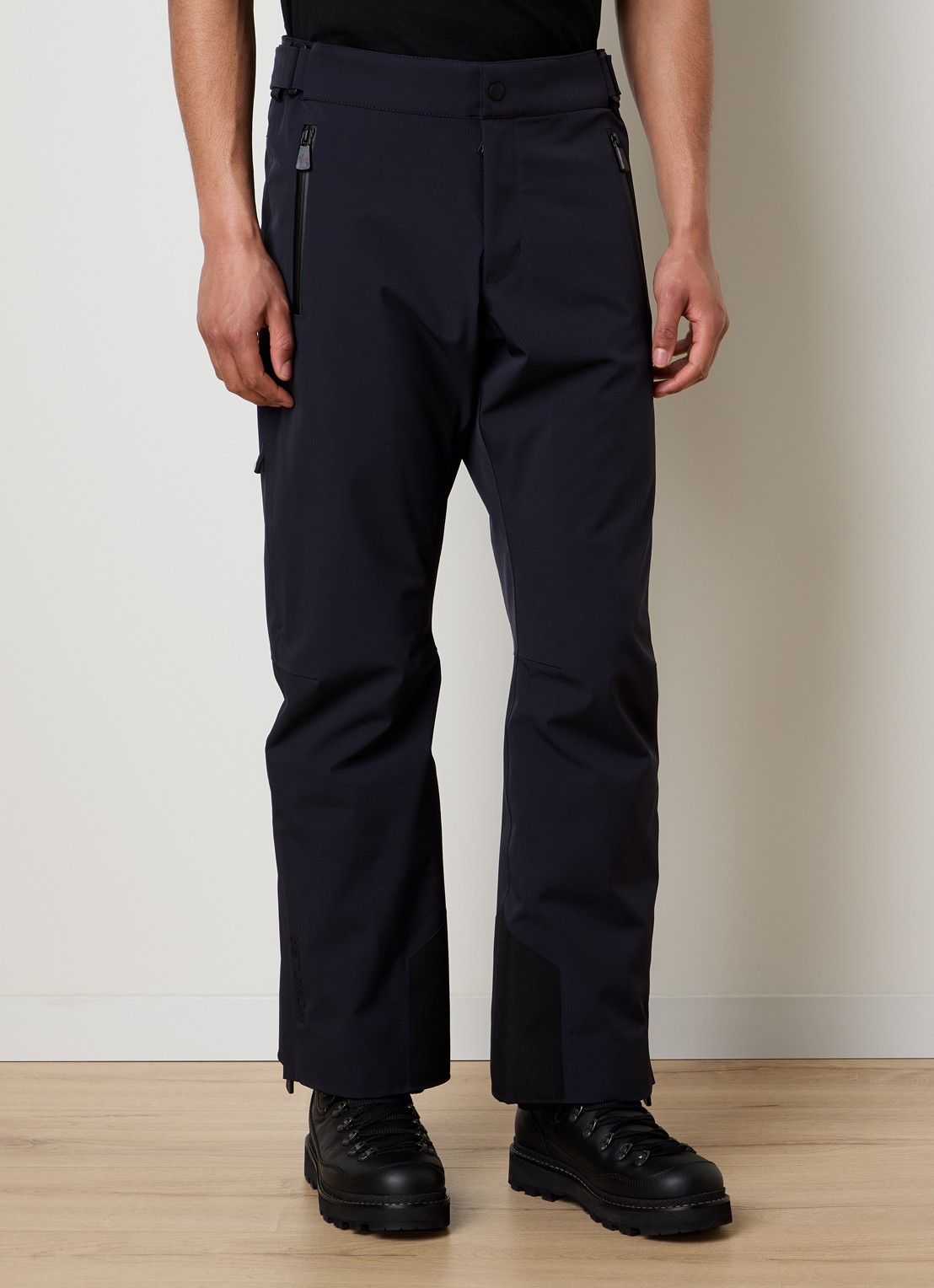 Moncler Straight fit skibroek met ritszakken - detail 10 zwart