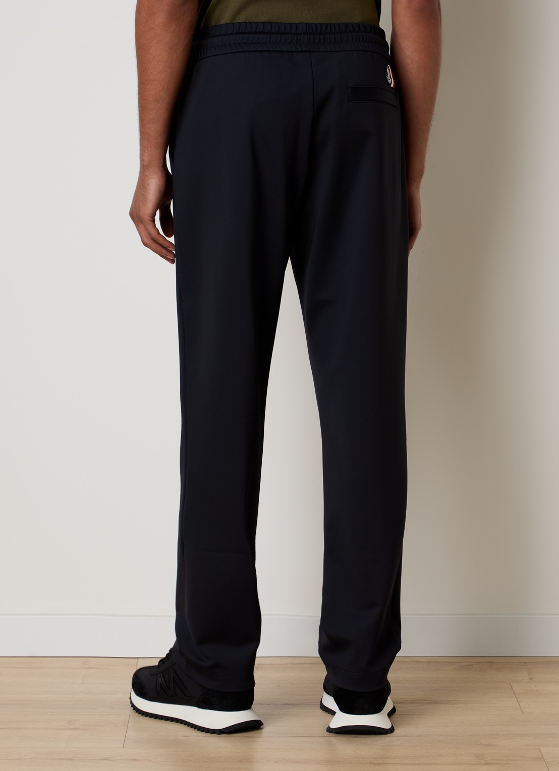 Moncler Straight fit trackpants met steekzakken - achterkant 6 donkerblauw