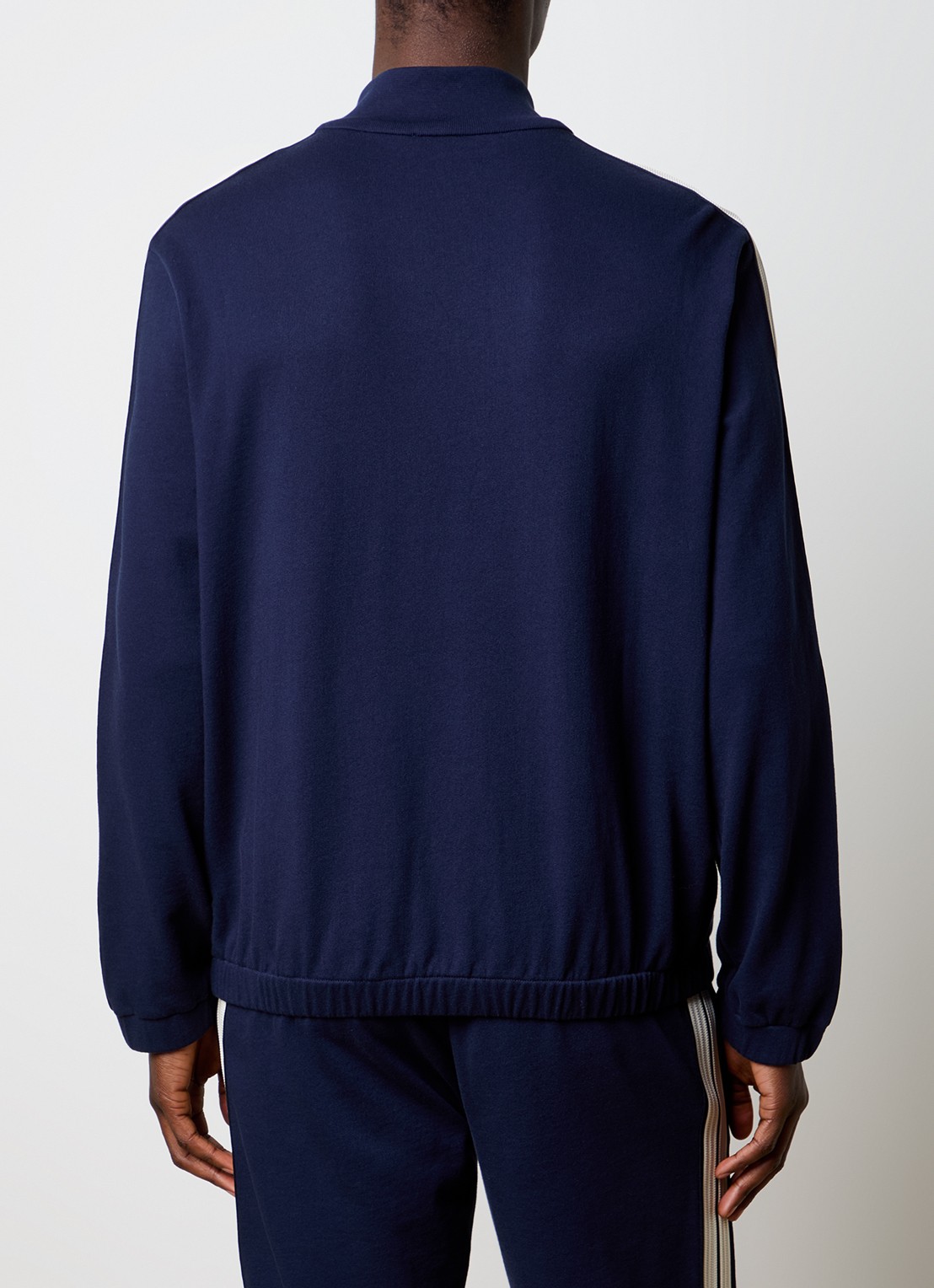 Moncler Sweatvest met logo - achterkant 3 donkerblauw